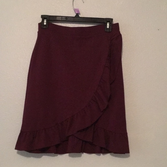 Purple ruffled skirt - Picture 1 of 2